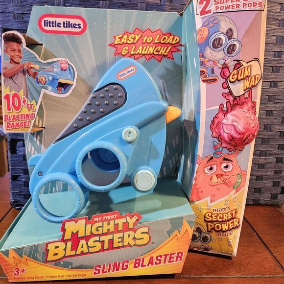 Little Tikes Other - Little Tikes Mighty Blasters Sling Blaster Toy Wrist Launcher  2 Soft Power Pods